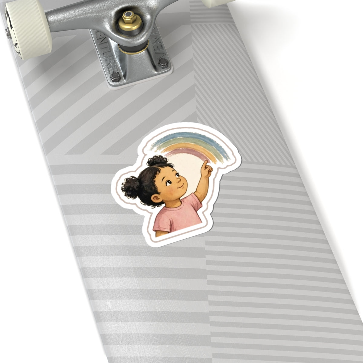 Rainbow Trace Kiss-Cut Sticker