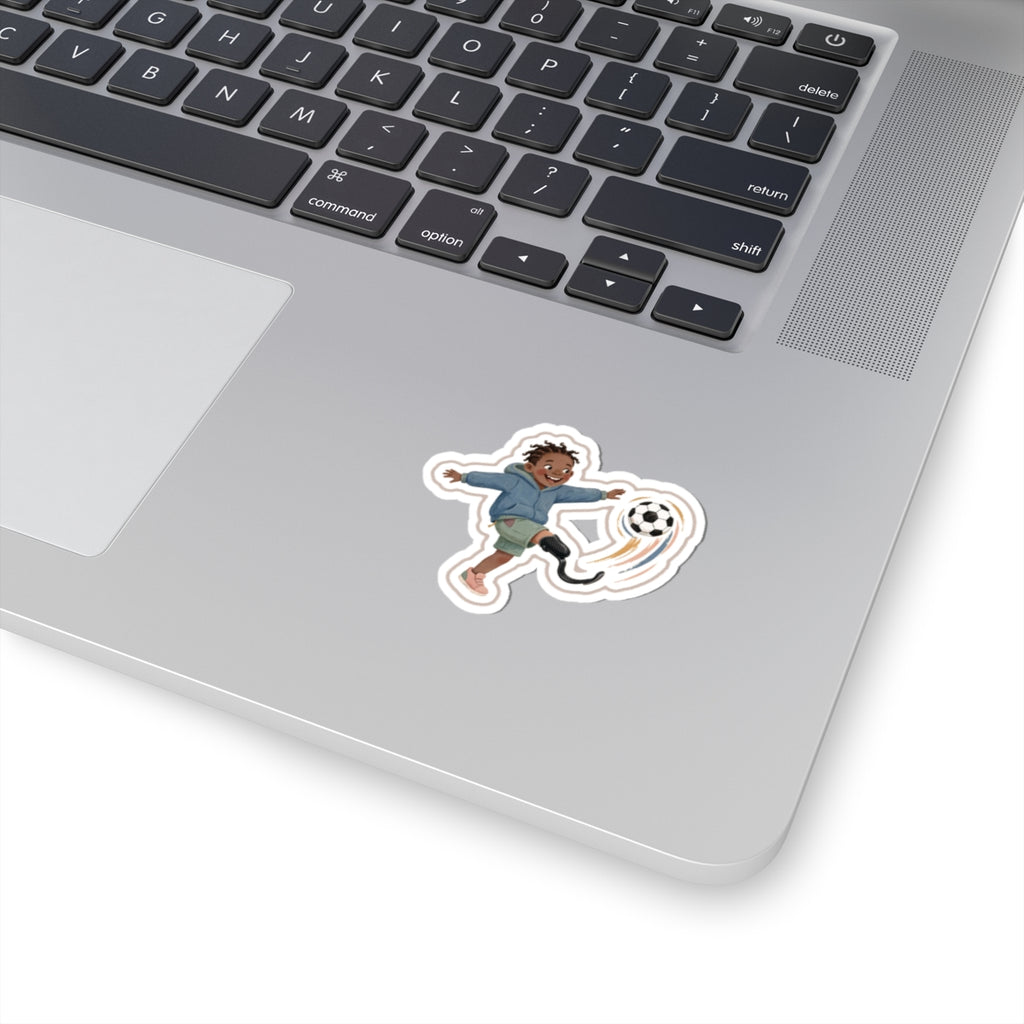 Prosthetic Soccer Kiss-Cut Sticker