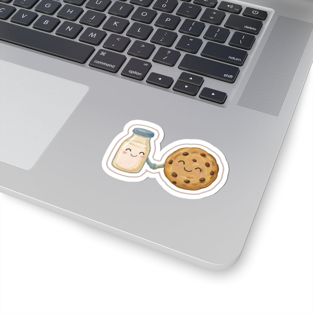 Milk and Cookie Kiss-Cut Sticker