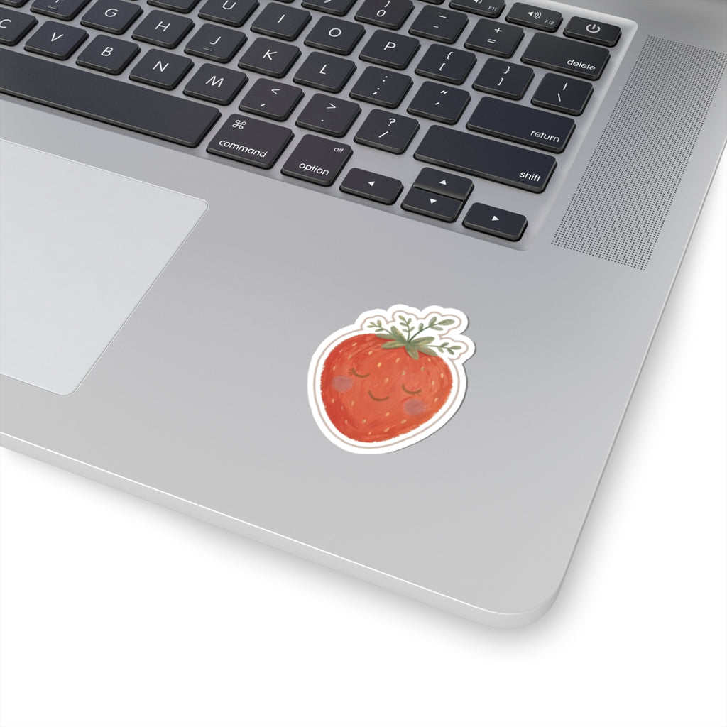 Strawberry Kiss-Cut Sticker