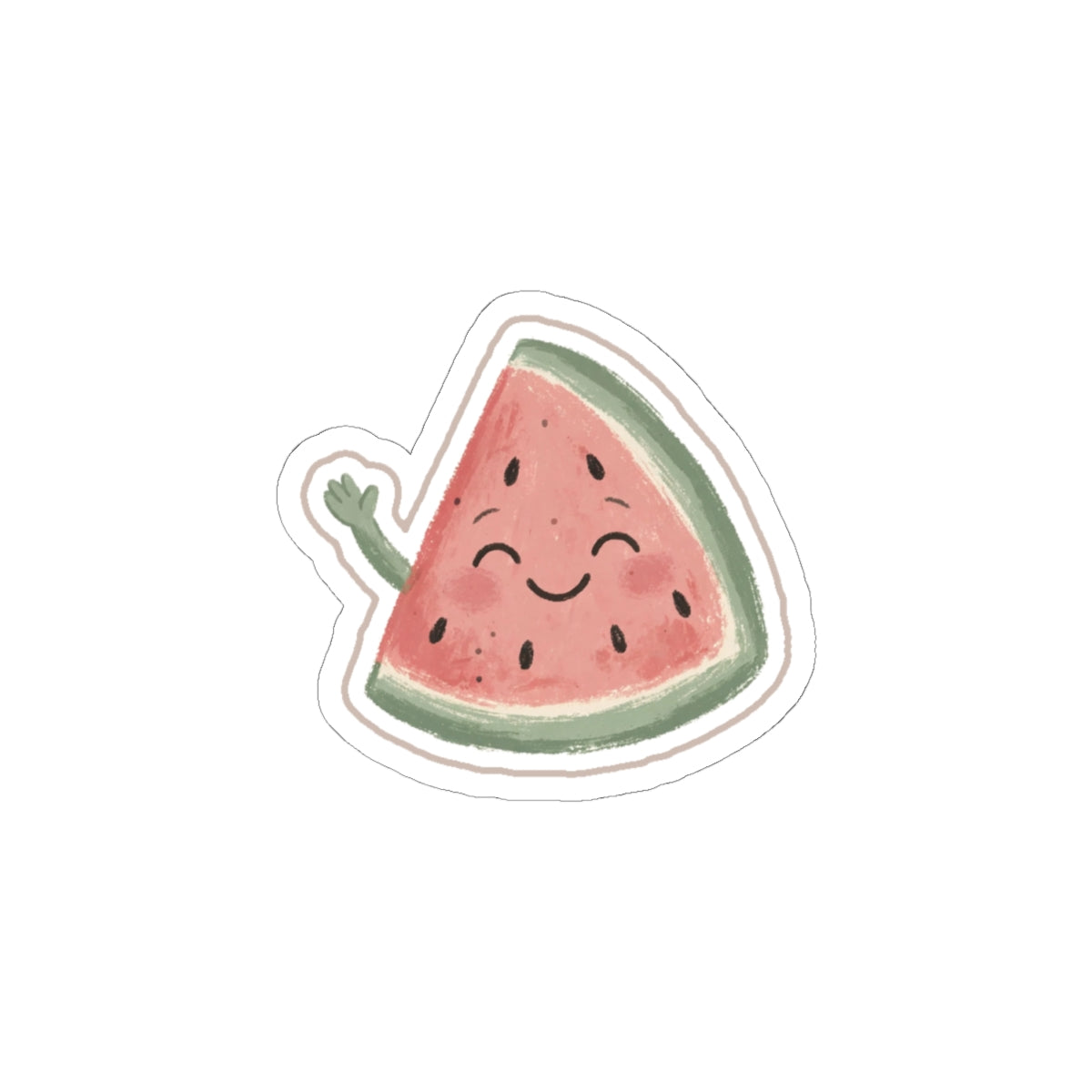 Watermelon Kiss-Cut Sticker