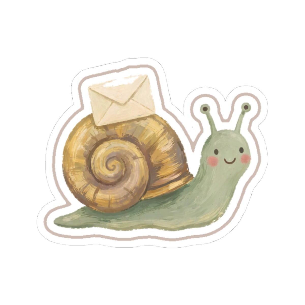 Snail Kiss-Cut Sticker