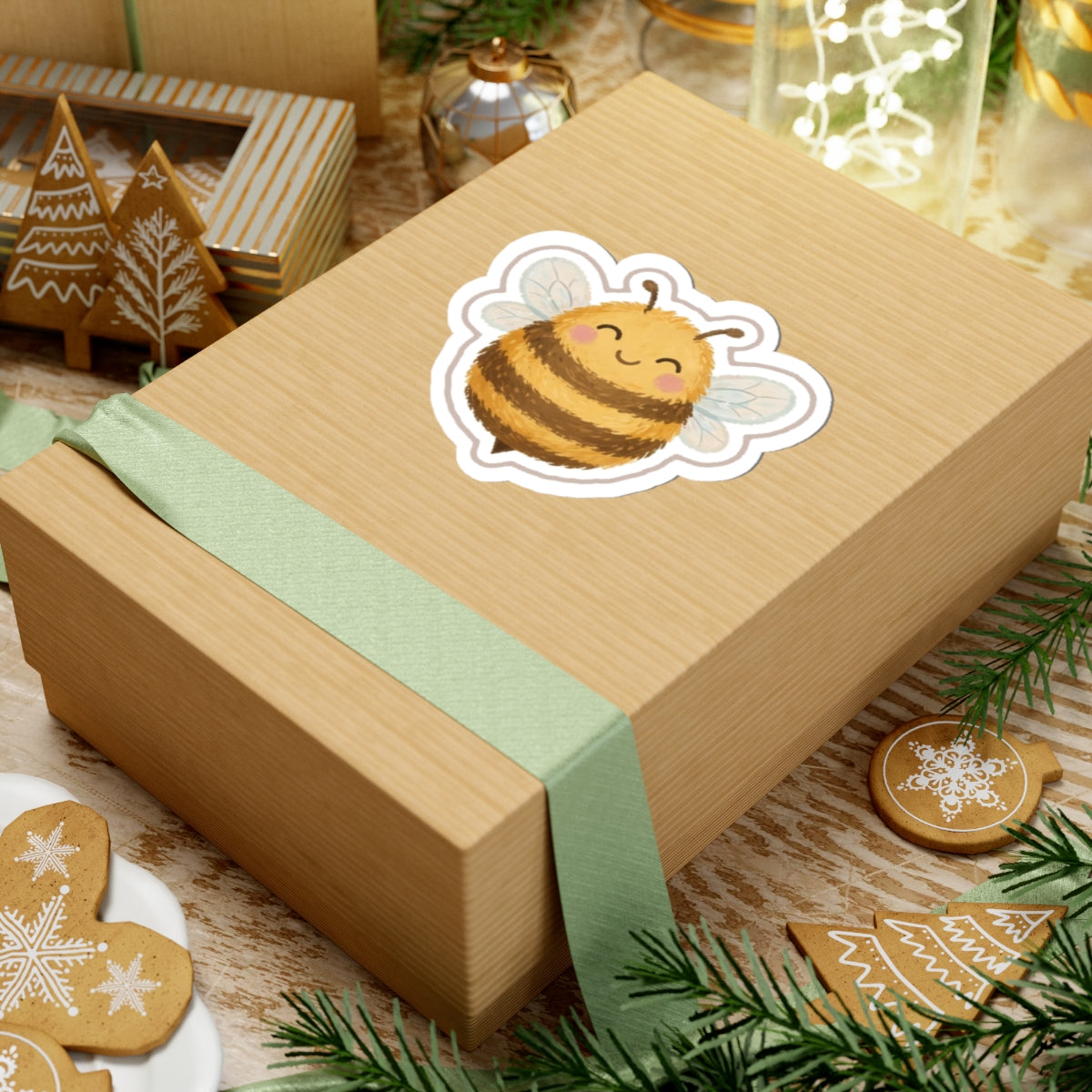 Bee Kiss-Cut Sticker