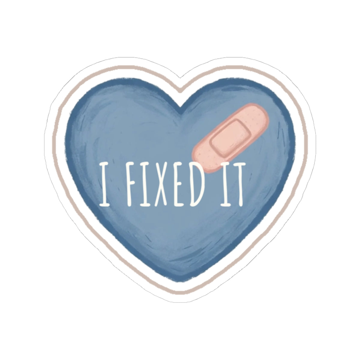Fixed Kiss-Cut Sticker