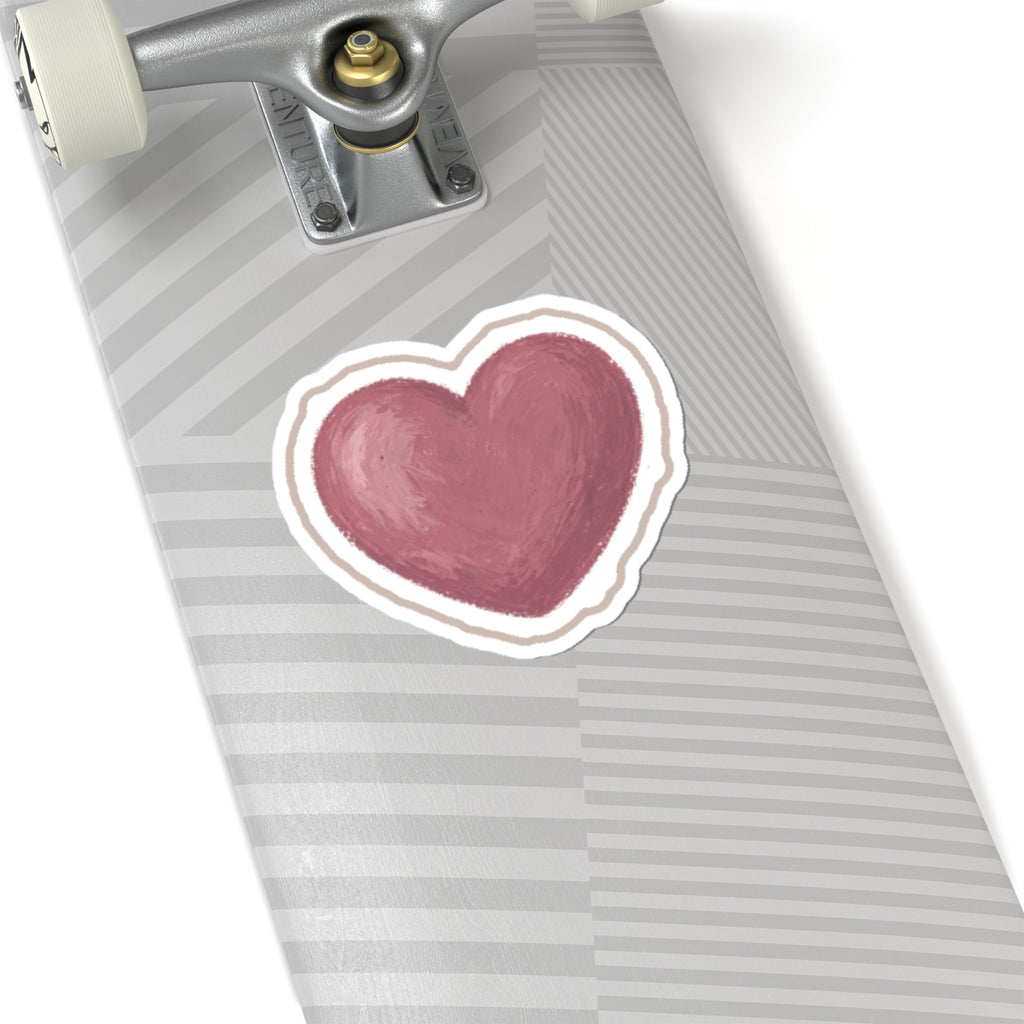 Heart Kiss-Cut Sticker