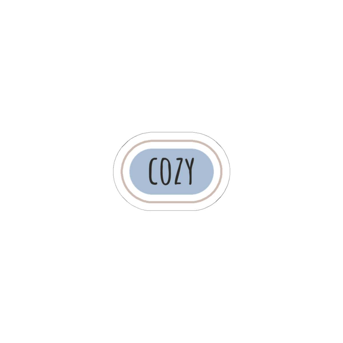 Cozy Capsule Kiss-Cut Sticker