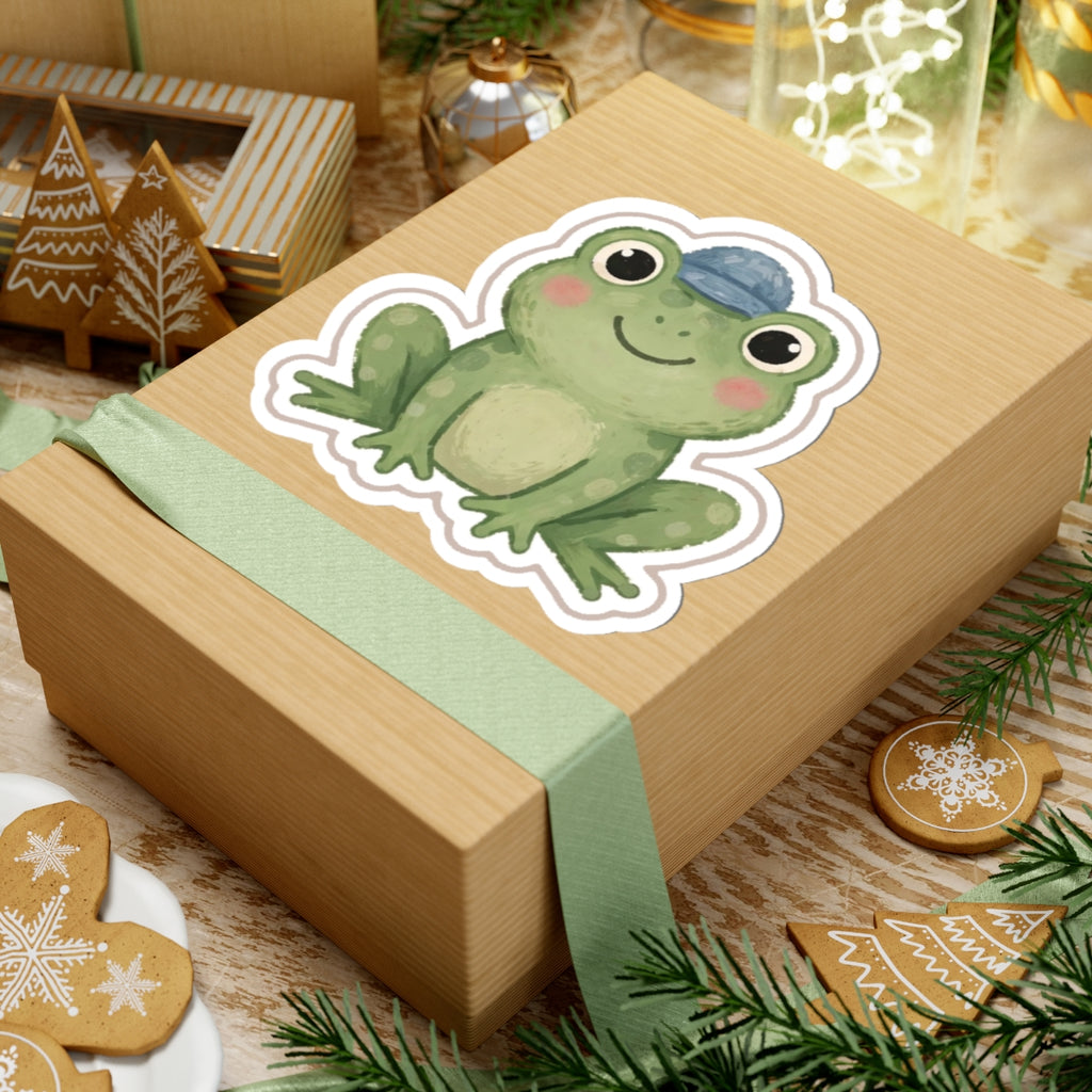 Frog Kiss-Cut Sticker