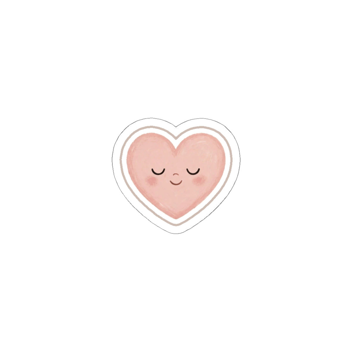 Calm Heart Kiss-Cut Sticker