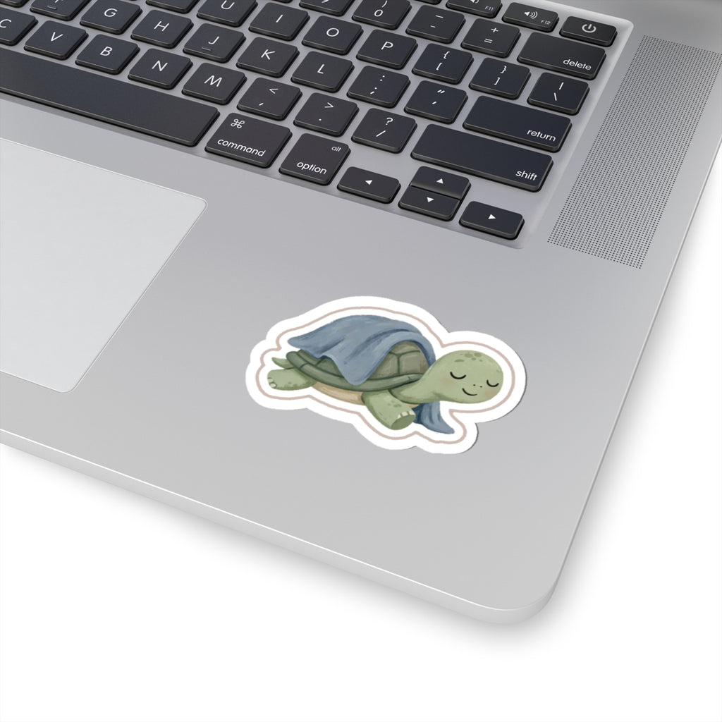 Turtle Blanket Kiss-Cut Sticker