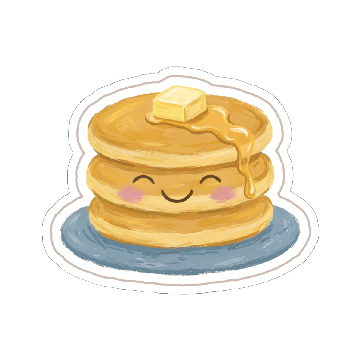 Pancakes Kiss-Cut Sticker