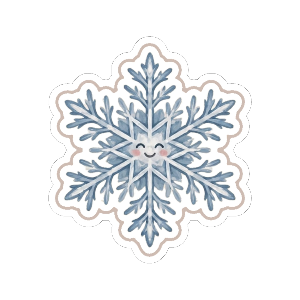 Snowflake Kiss-Cut Sticker