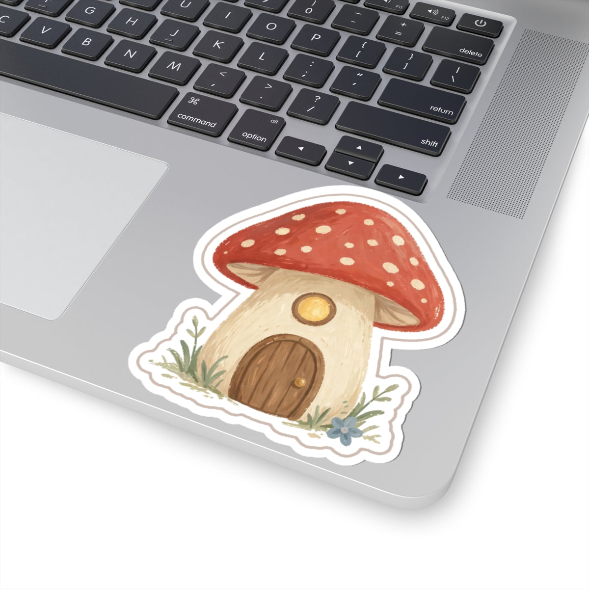 Mushroom Cottage Kiss-Cut Sticker