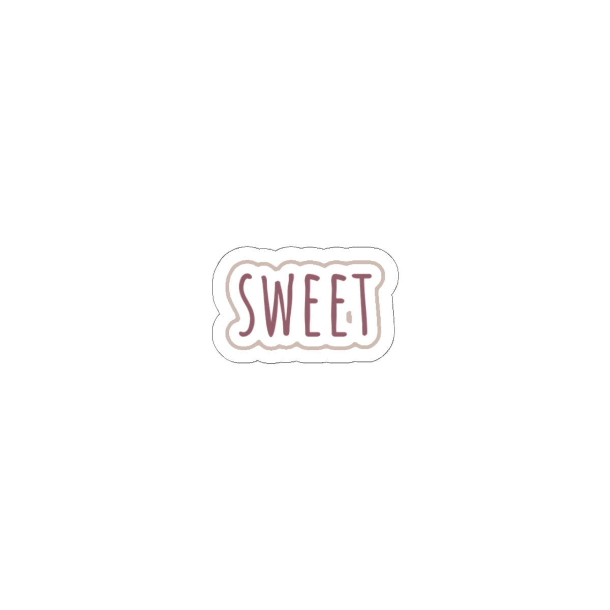 Sweet Word Kiss-Cut Sticker