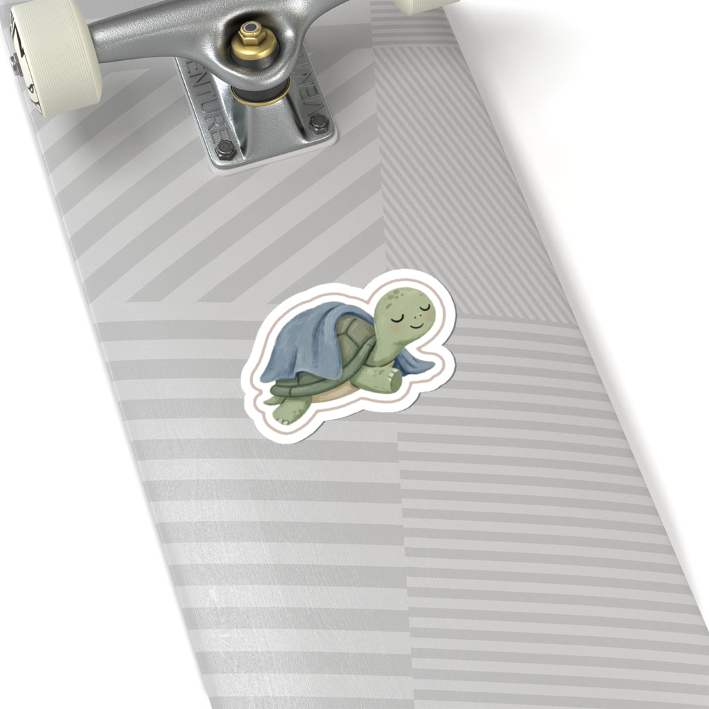 Turtle Blanket Kiss-Cut Sticker