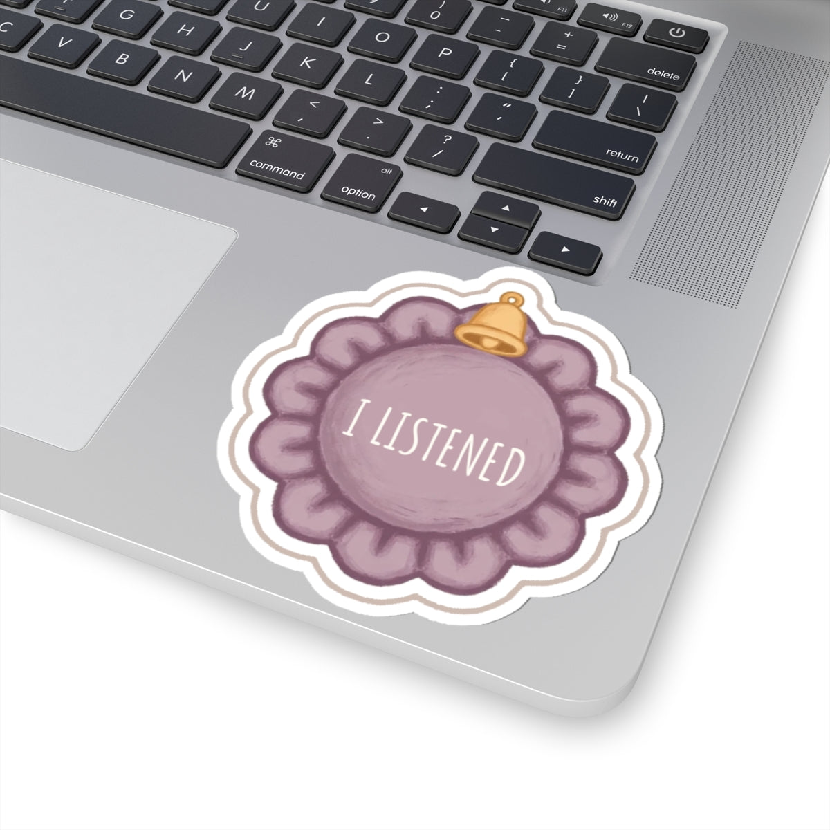 Listened Kiss-Cut Sticker