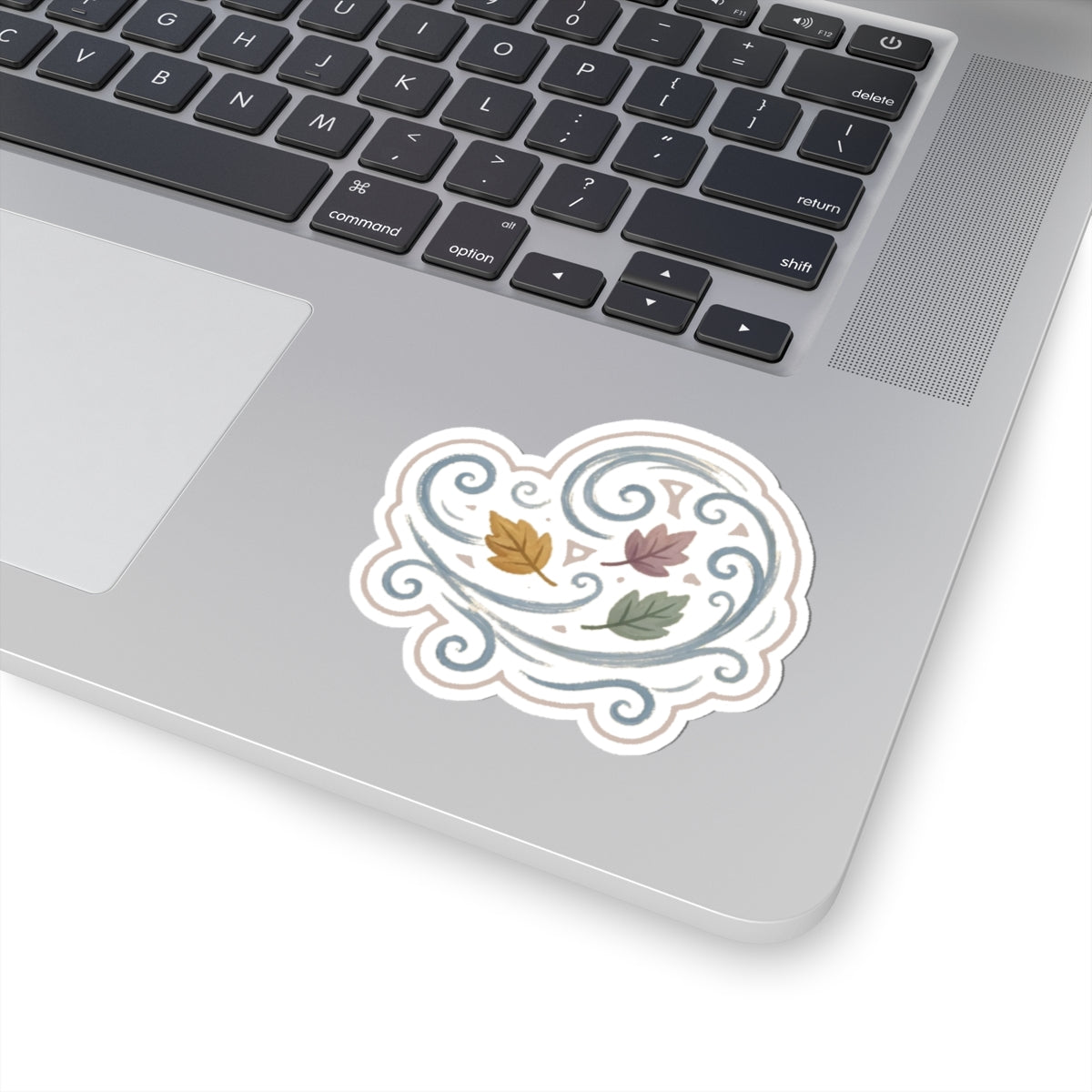 Wind Leaves Kiss-Cut Sticker