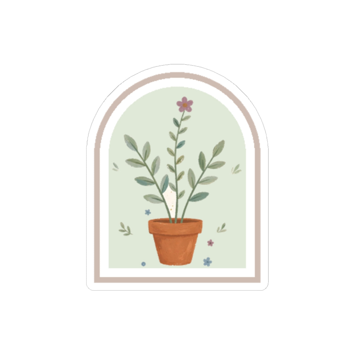 Plant Arch Kiss-Cut Sticker