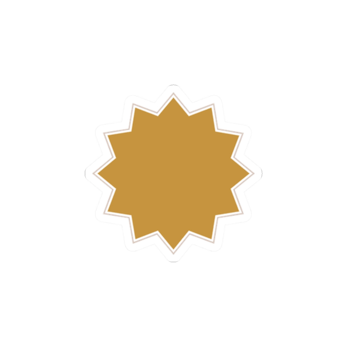 Sun Star Kiss-Cut Sticker