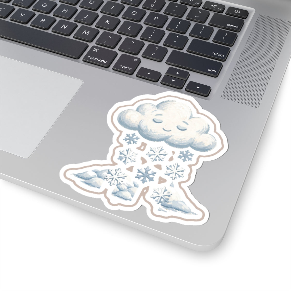 Snowy Kiss-Cut Sticker