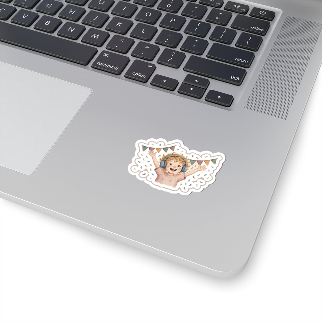 Parade Headphones Kiss-Cut Sticker