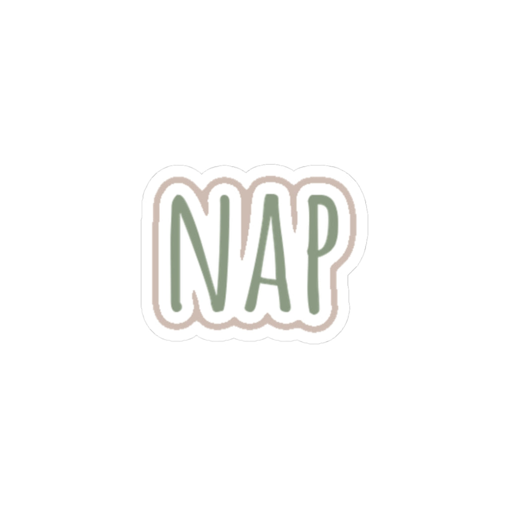 Nap Word Kiss-Cut Sticker