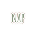 Nap Word Kiss-Cut Sticker