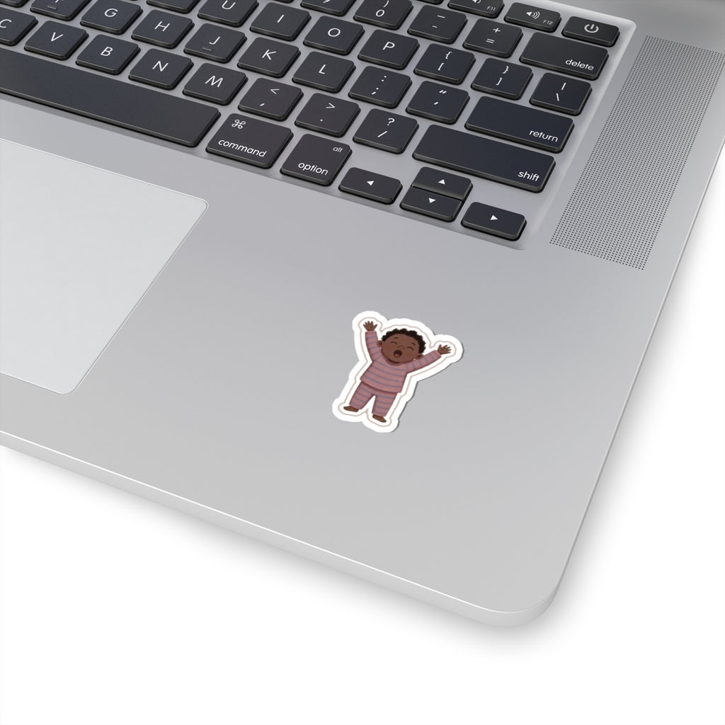 Morning Stretch Kiss-Cut Sticker