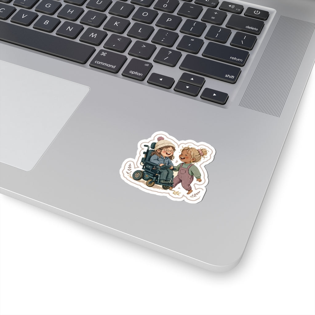 Power Chair Kiss-Cut Sticker