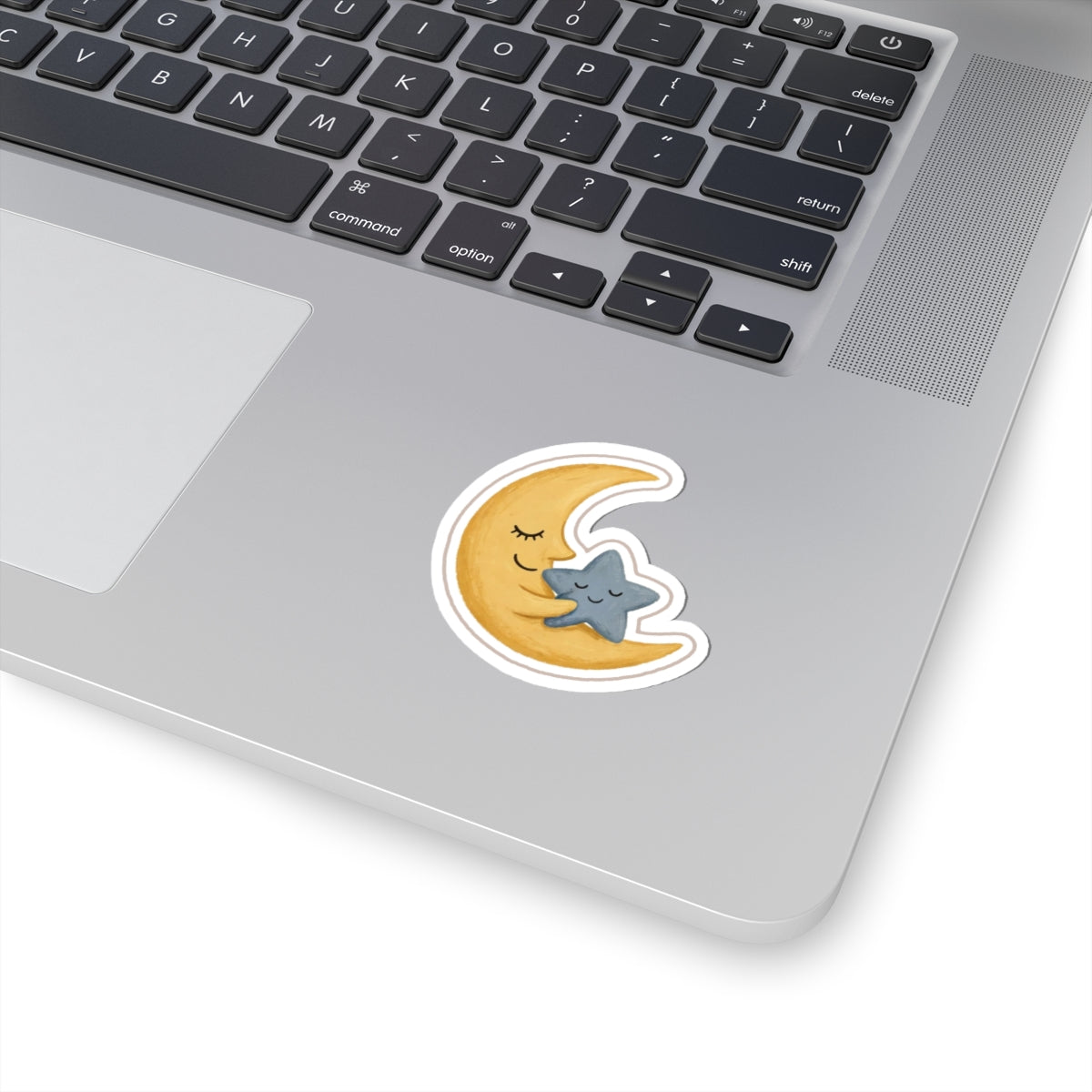 Sleepy Moon Kiss-Cut Sticker