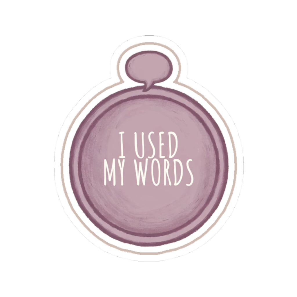 Words Kiss-Cut Sticker