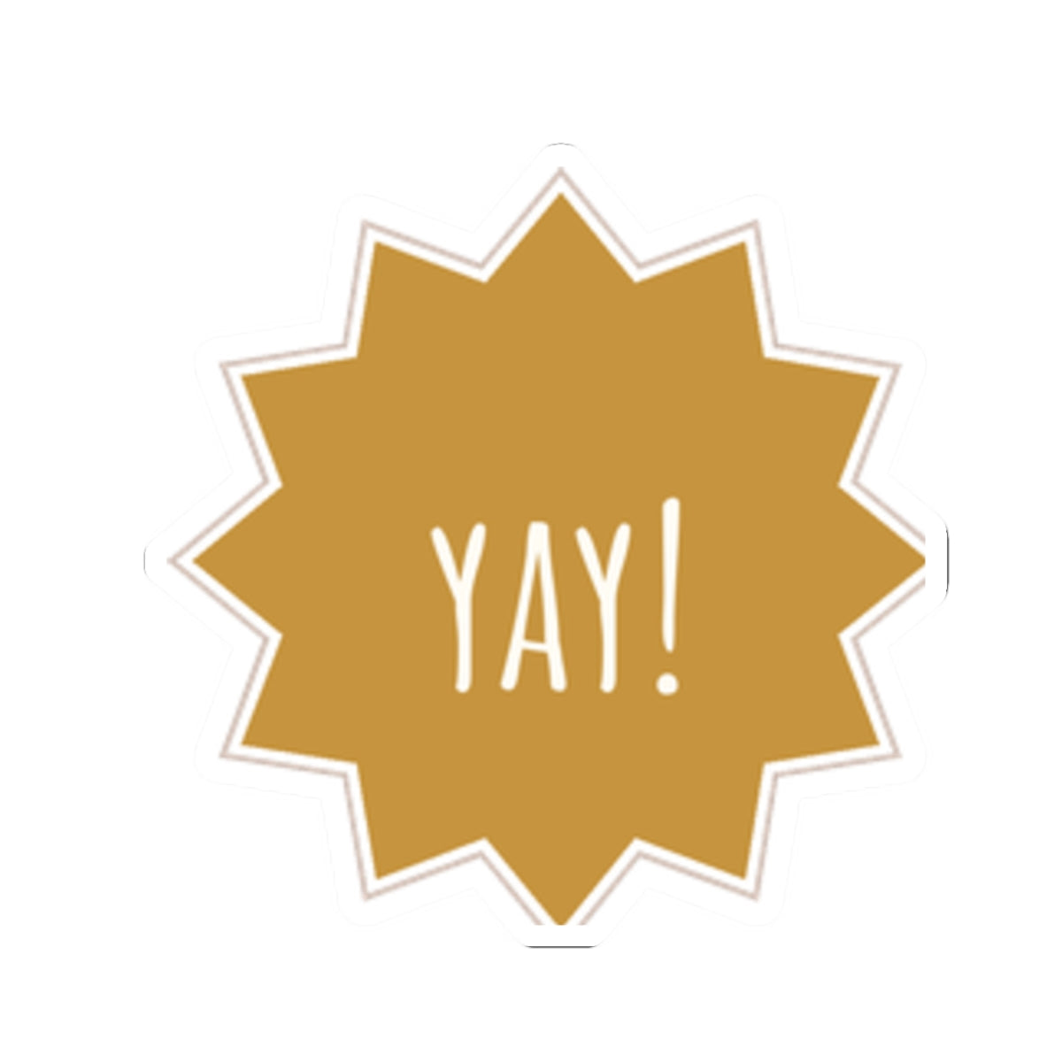 Friends Yay Star Kiss-Cut Sticker