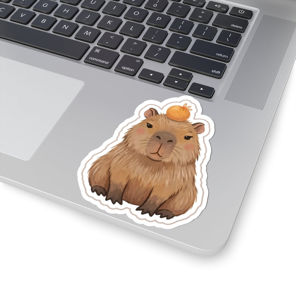 Capybara Kiss-Cut Sticker