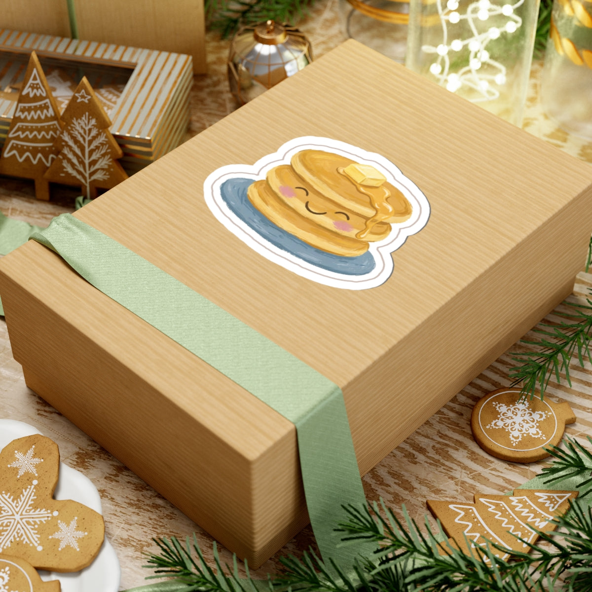 Pancakes Kiss-Cut Sticker