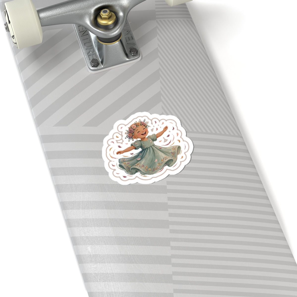 Flower Crown Kiss-Cut Sticker
