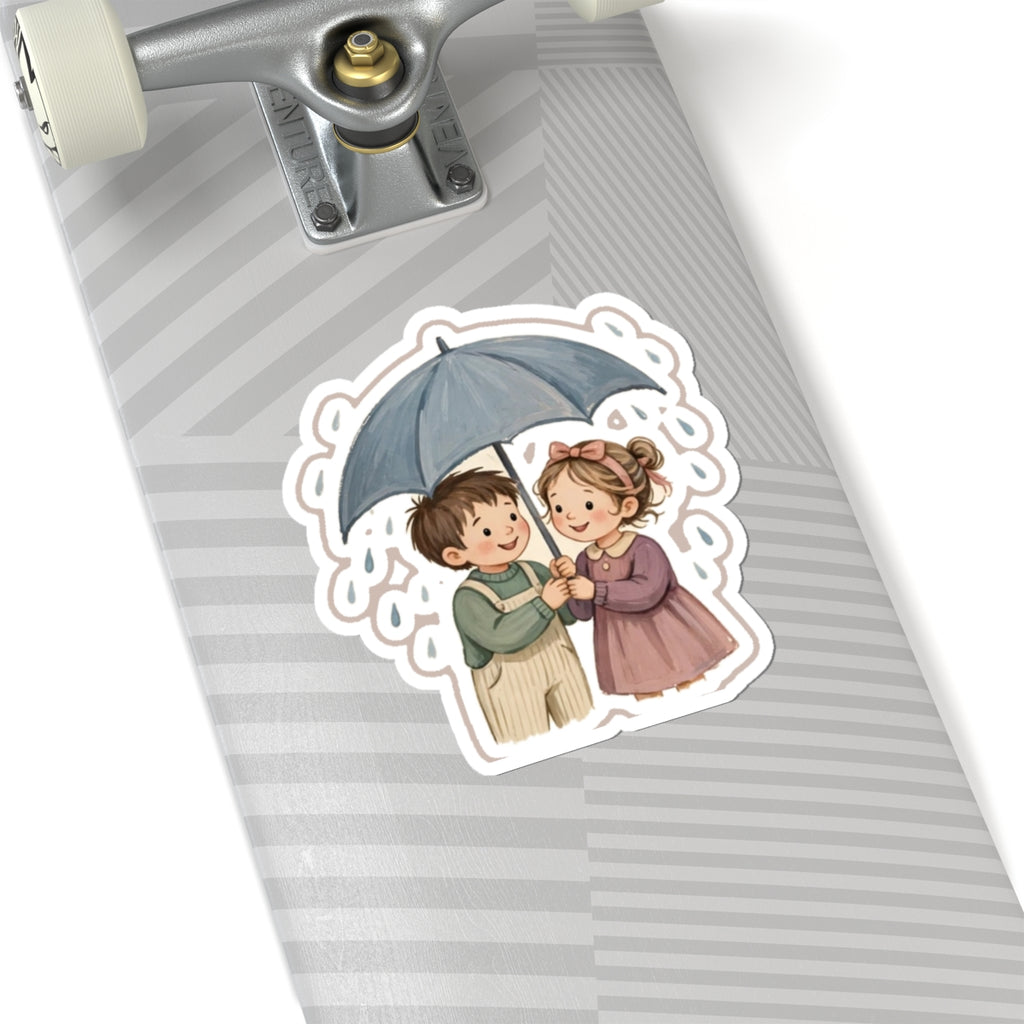 Umbrella Pair Kiss-Cut Sticker