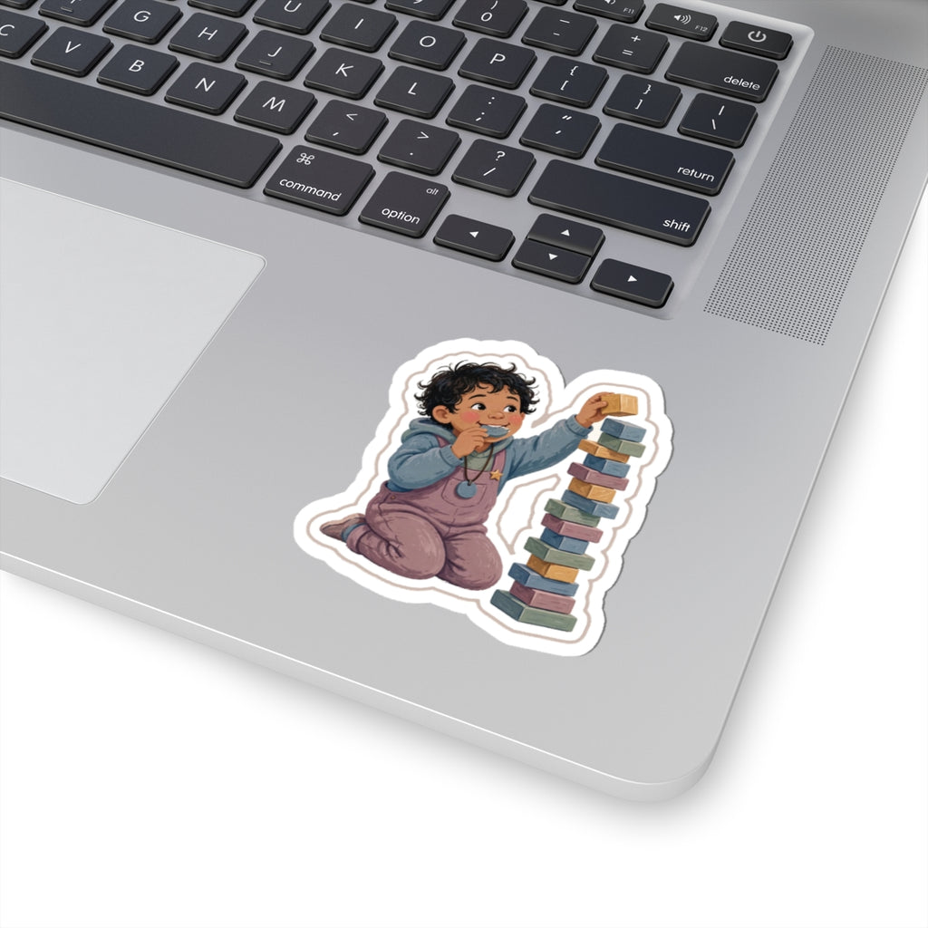 Chew Blocks Kiss-Cut Sticker