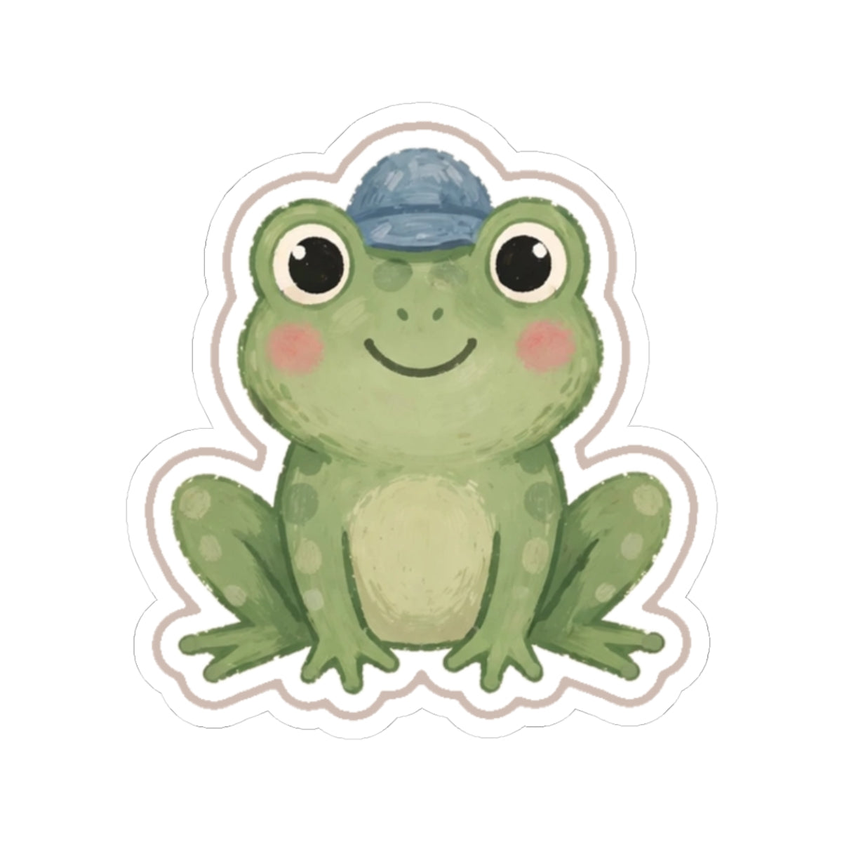 Frog Kiss-Cut Sticker