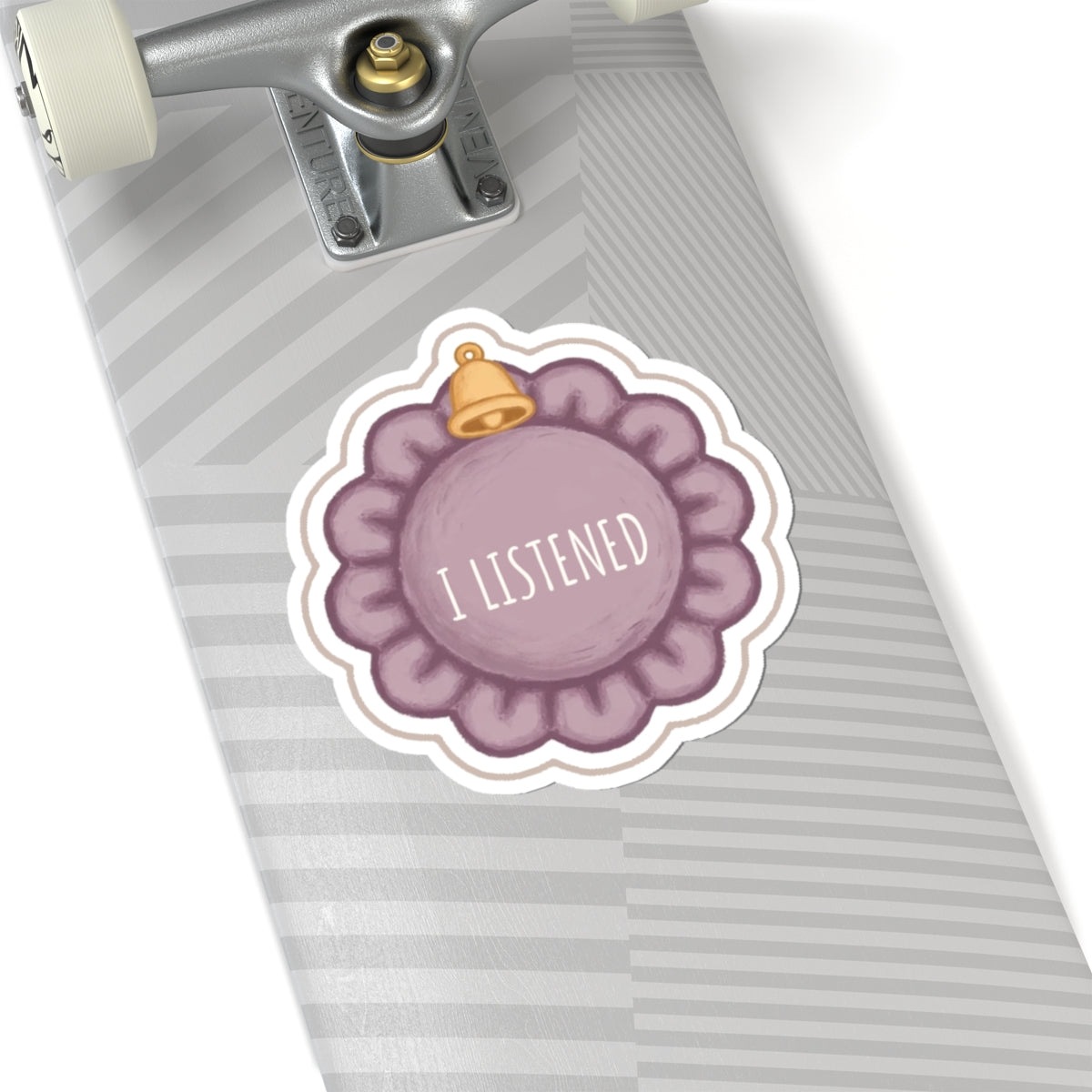 Listened Kiss-Cut Sticker