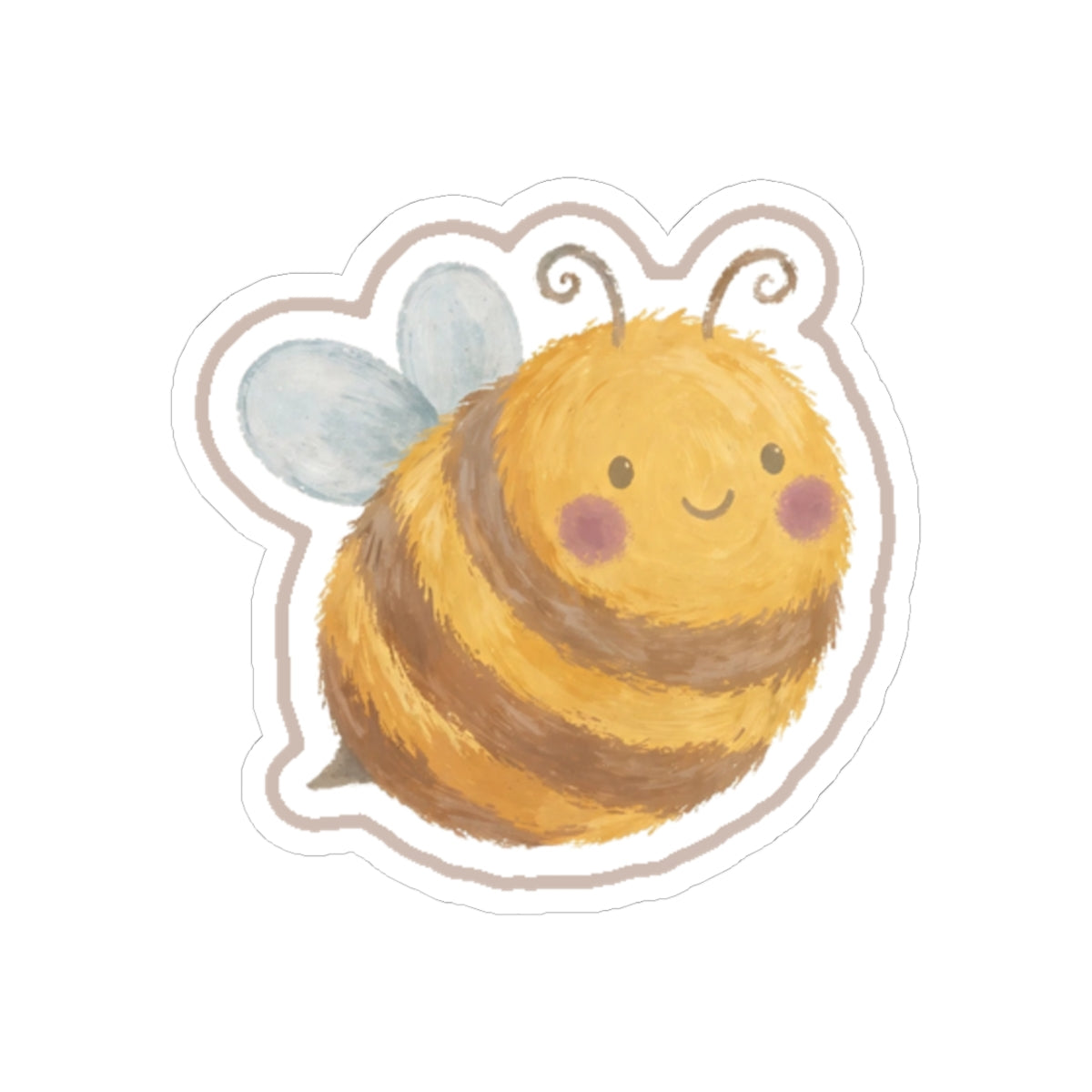 Garden Bee Kiss-Cut Sticker