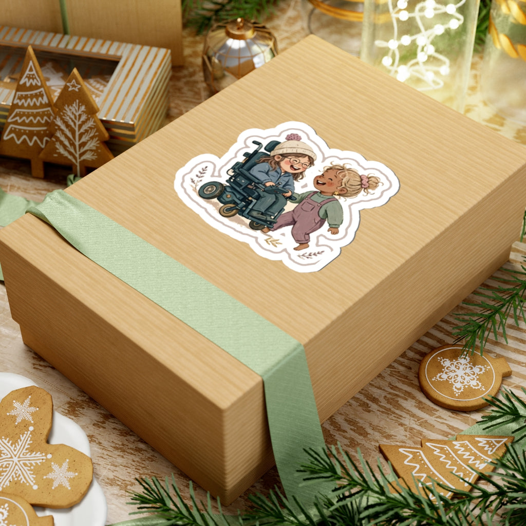 Power Chair Kiss-Cut Sticker