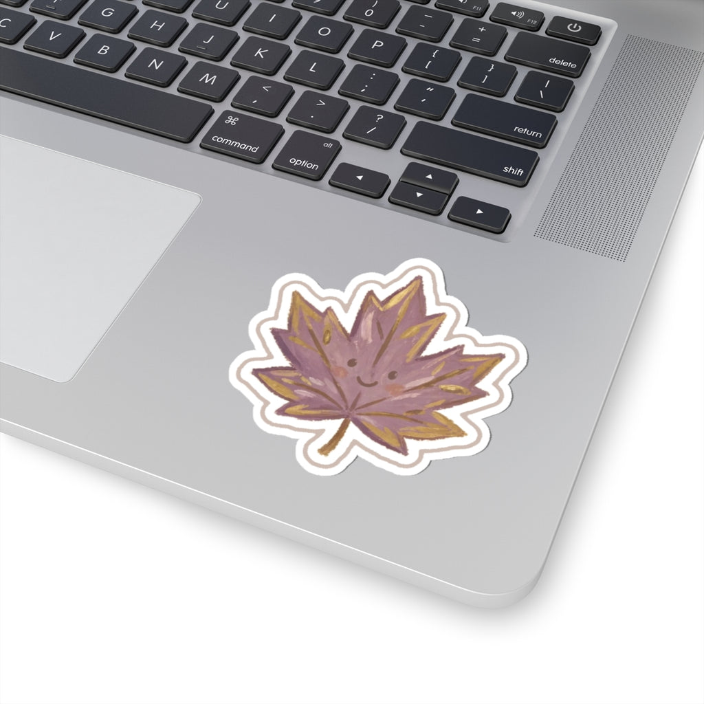 Autumn Leaf Kiss-Cut Sticker