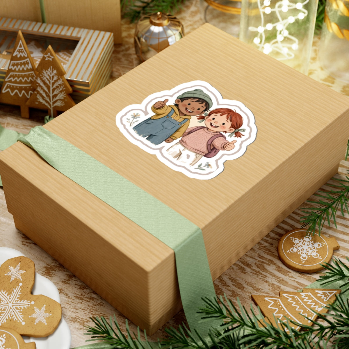 Friends Thumbs Up Kiss-Cut Sticker