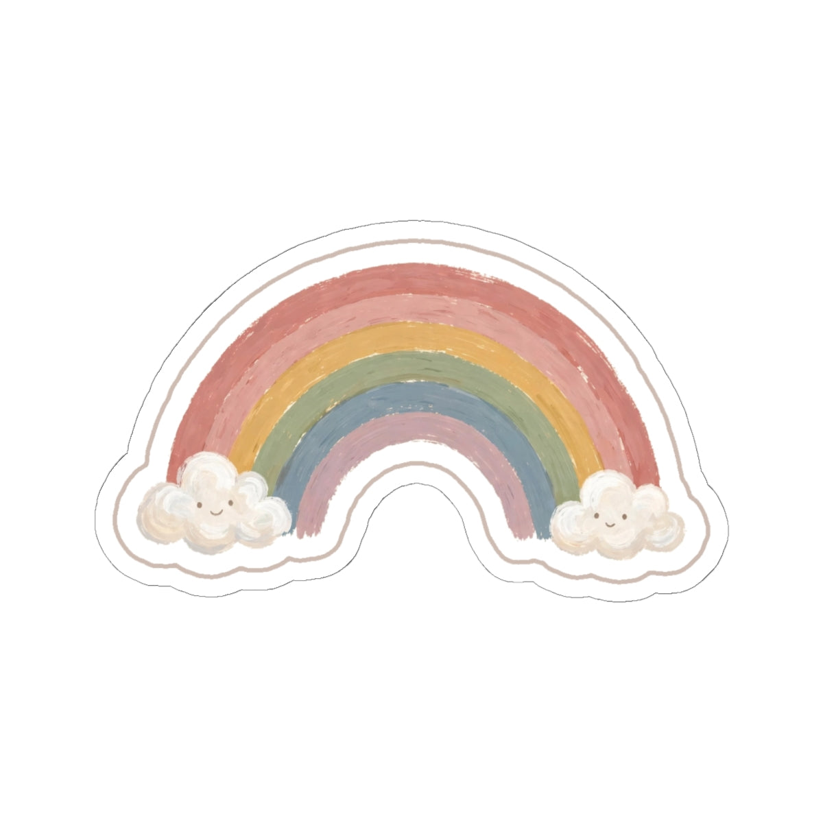 Rainbow Kiss-Cut Sticker