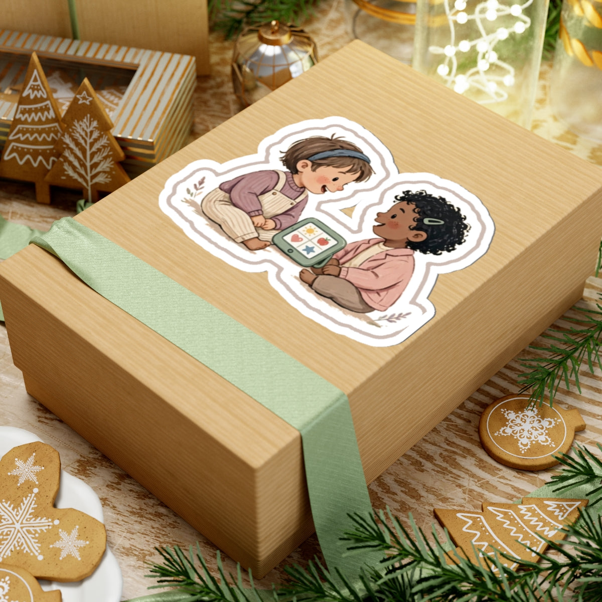 AAC Chat Kiss-Cut Sticker