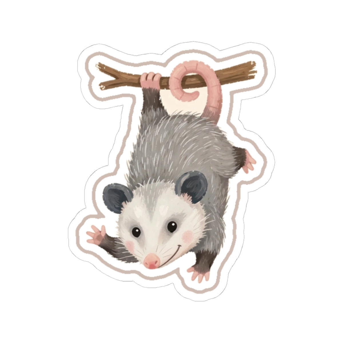 Opossum Kiss-Cut Sticker