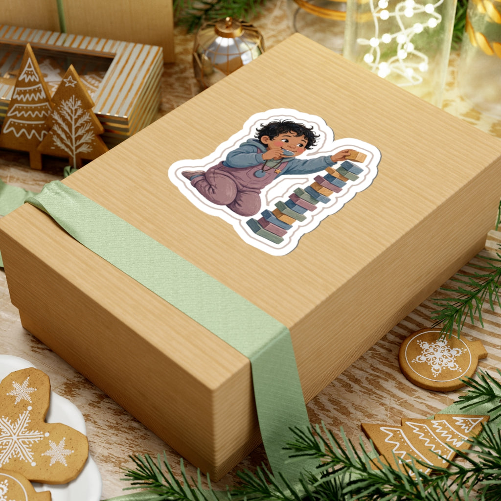 Chew Blocks Kiss-Cut Sticker