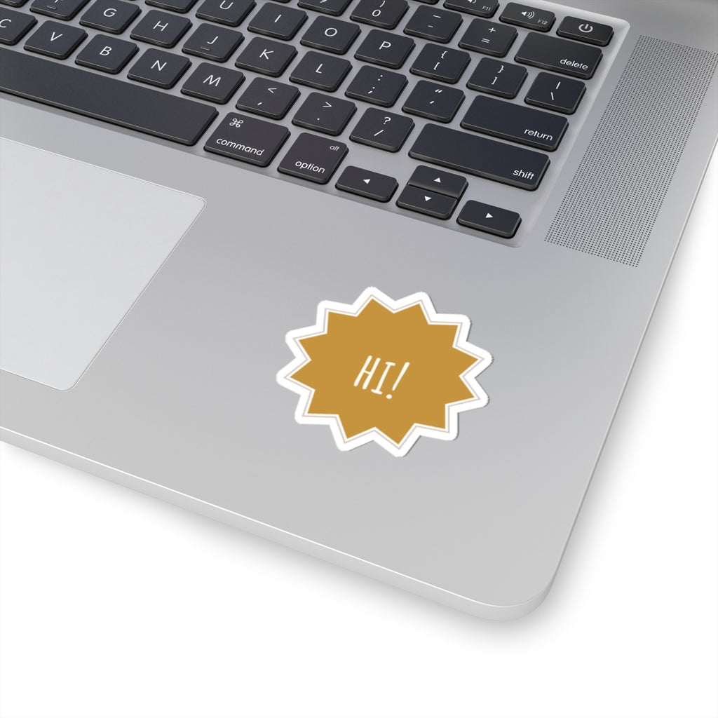 Hi Star Kiss-Cut Sticker