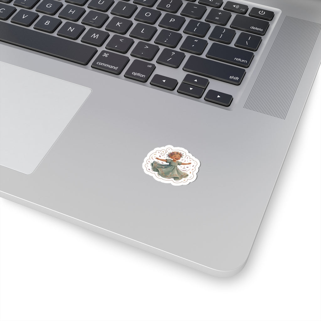 Flower Crown Kiss-Cut Sticker