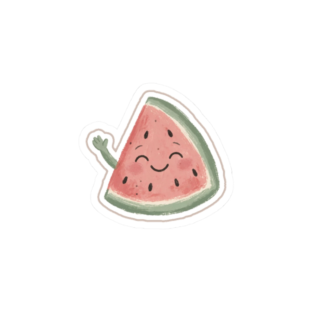 Watermelon Kiss-Cut Sticker