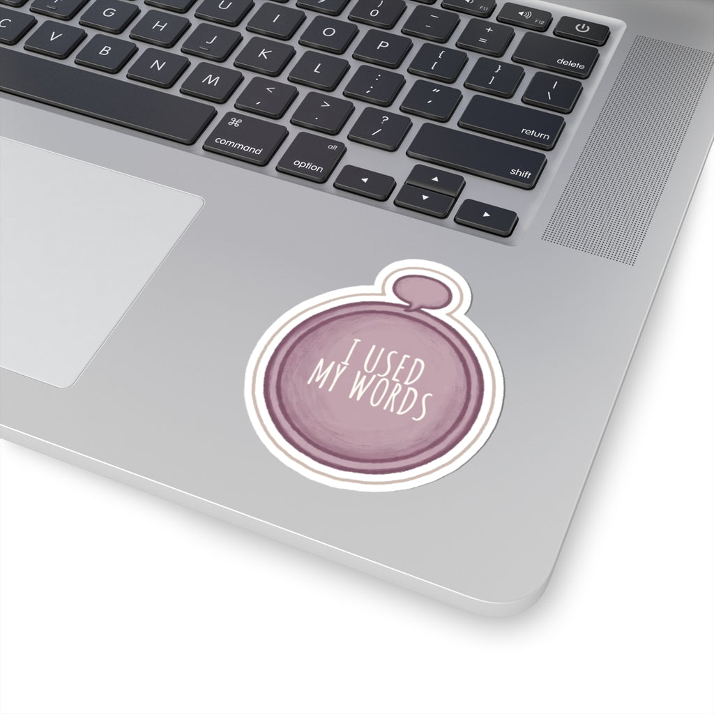 Words Kiss-Cut Sticker